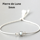 Pierre de lune perle 5mm