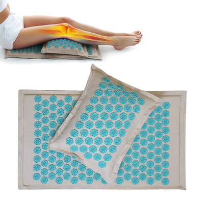Tapis et coussin d'acupression 