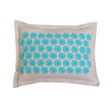 Tapis et coussin d'acupression " Fleurs de lotus"+ sac de rangement