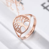 Bague réglable "arbre de vie"