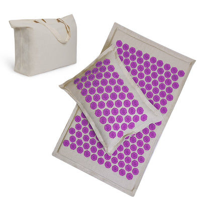 Tapis et coussin d'acupression 