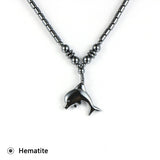 collier en hématite dauphin