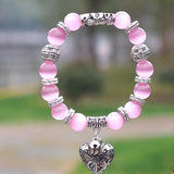 Bracelet Mi Amor en Opale Rose