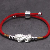 Bracelet porte-chance Pi Yao plaqué or 24K ou argent 999