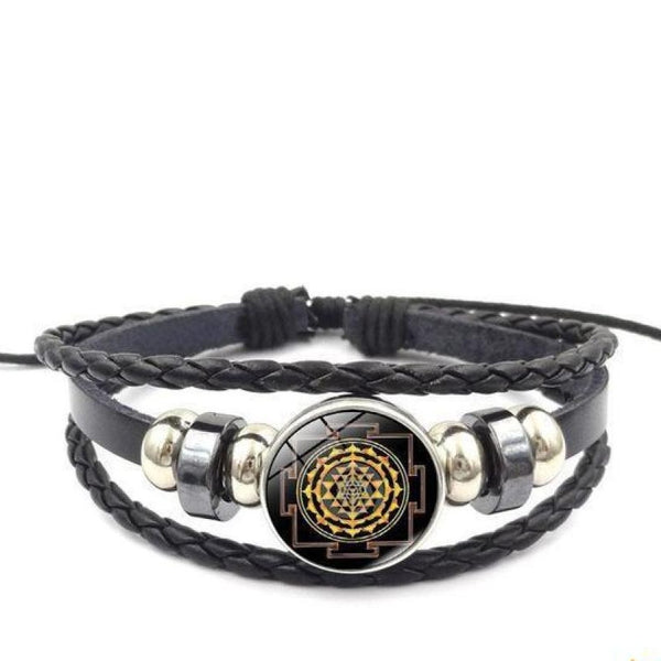 Bracelet sacré Sri Yantra Voie lactée