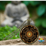 Collier sacré Sri Yantra Univers