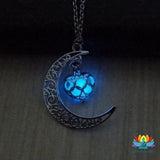 Pendentif Clair de Lune brillant dans la nuit